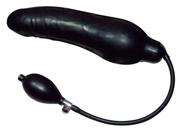 Inflatable latex dildo - obrazek 3