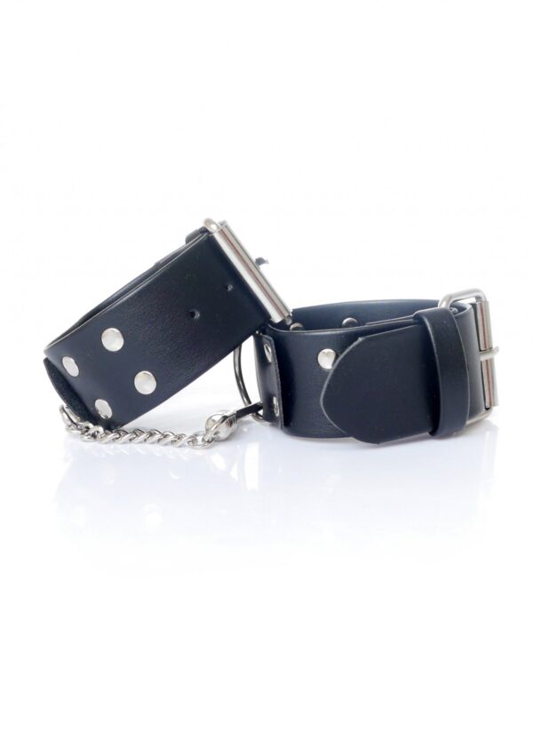 Fetish B   Series Handcuffs with studs 4 cm - obrazek 3