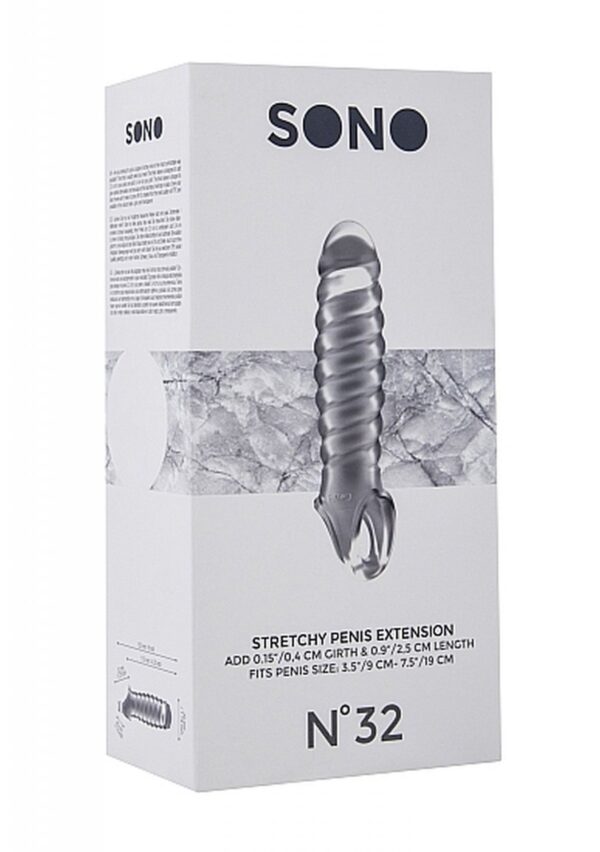 No.32   Stretchy Penis Extension   Translucent - obrazek 3