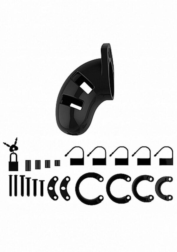 Model 01   Chastity   3.5   Cock Cage   Black - obrazek 3
