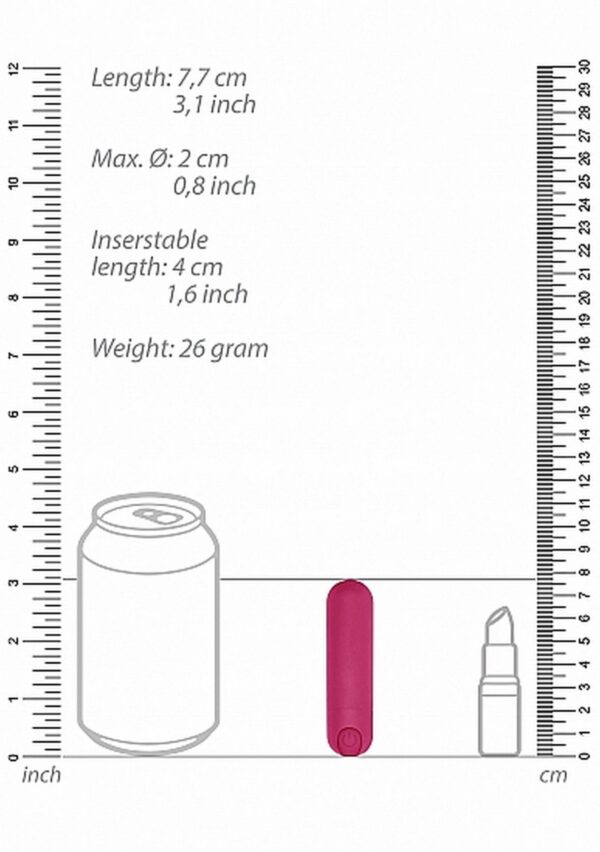 10 Speed Rechargeable Bullet   Pink - obrazek 3