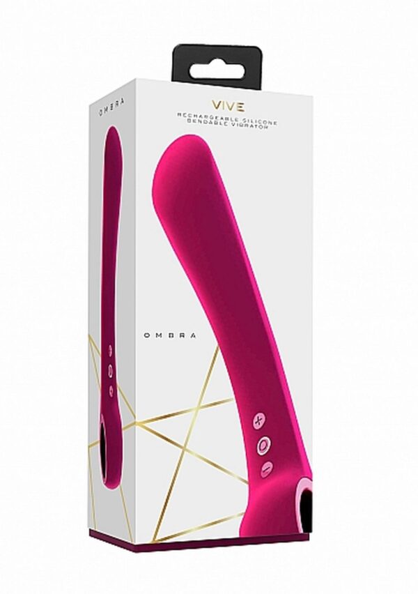 Ombra   Bendable Vibrator Punkt G   Pink - obrazek 3