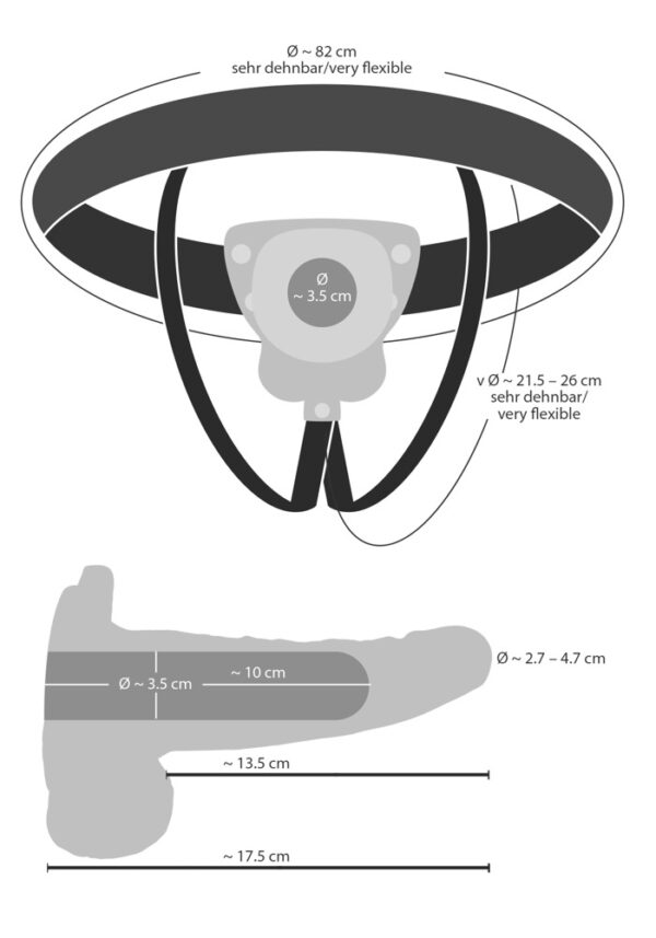 Vibrating Strap On Sleeve - obrazek 3