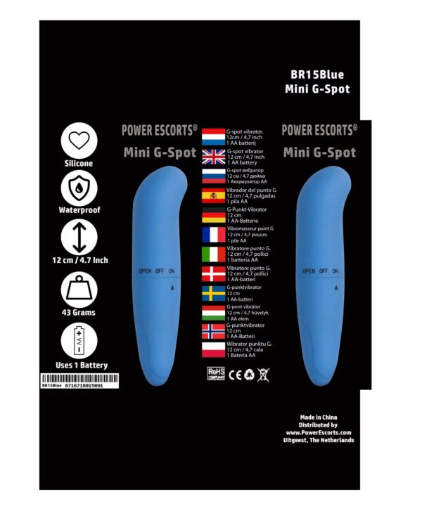 Wibrator Mini G Spot Vibrator Blue - obrazek 3