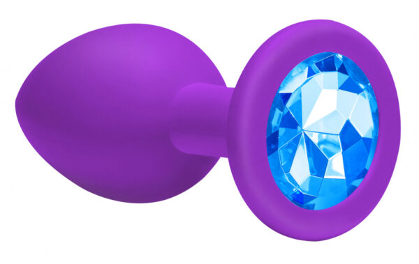 Plug Anal Plug Emotions Cutie Medium Purple Blue crystal - obrazek 3