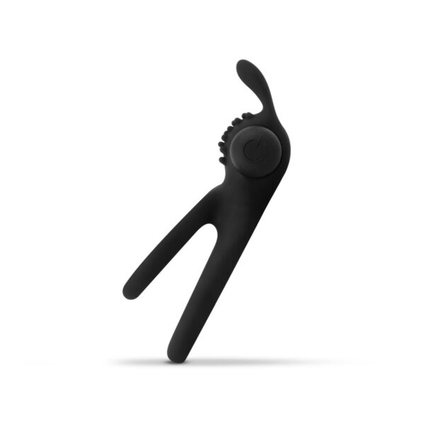 Share Ring   Double Vibrating Cock Ring with Rabbit Ears - obrazek 3