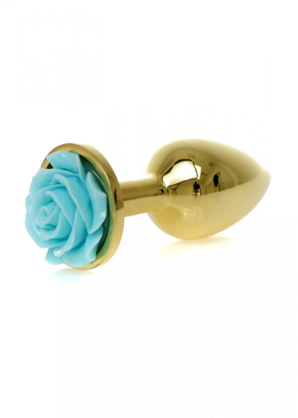 Plug Jewellery Gold PLUG ROSE  Light Blue - obrazek 3