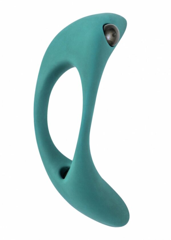 Pierścień Erection Vibroring Pure Passion Lunar Green - obrazek 3