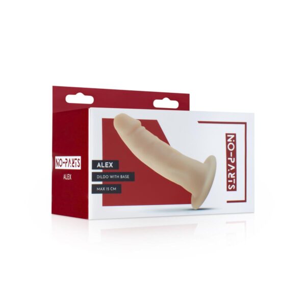 No Parts   Alex Realistic Dildo 15 cm - obrazek 3