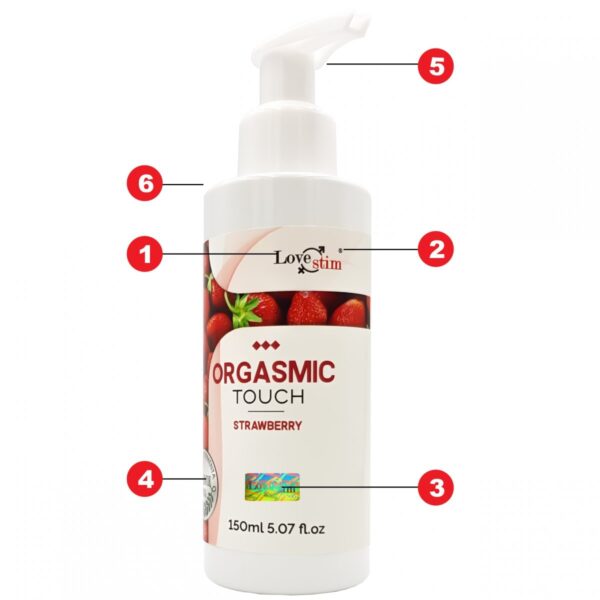 Olejek ORGASMIC TOUCH STAWBERRY 150 ml - obrazek 3