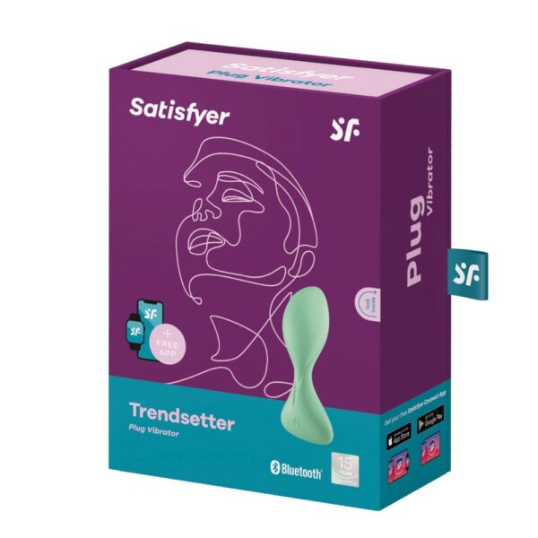 Plug Vibrator Trendsetter Connect App (Light Green) - obrazek 3