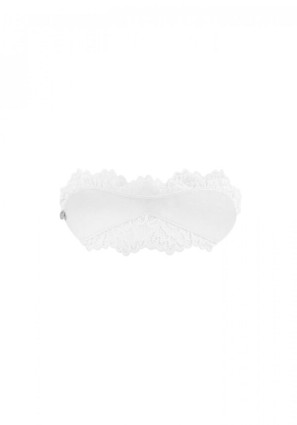 Bielizna Amor Blanco maska na oczy biała O/S - obrazek 3
