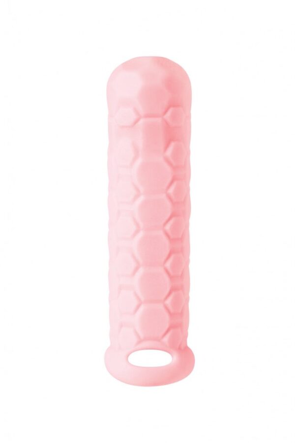 Penis sleeve Homme Long Pink for 11 15cm - obrazek 3