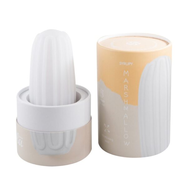 Masturbator Marshmallow Maxi Syrupy White - obrazek 3