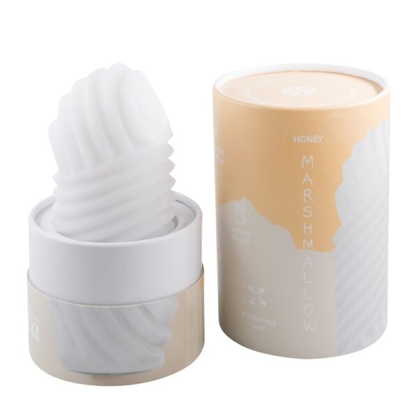 Masturbator Marshmallow Honey White - obrazek 3