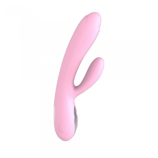 Wibrator Joker Heating Double Vibrating Massage Stick  Pink - obrazek 3