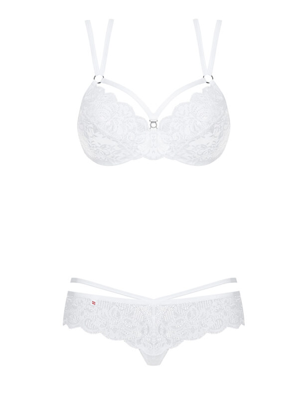 Bielizna 860 SET 2 komplet 2 częściowy biały  S/M - obrazek 3