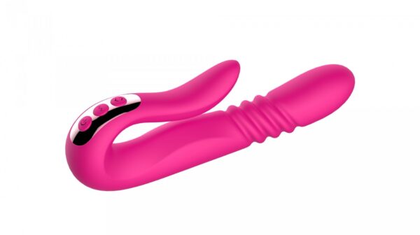 Deluxe Twirling Vibrating Thruster RED - obrazek 3