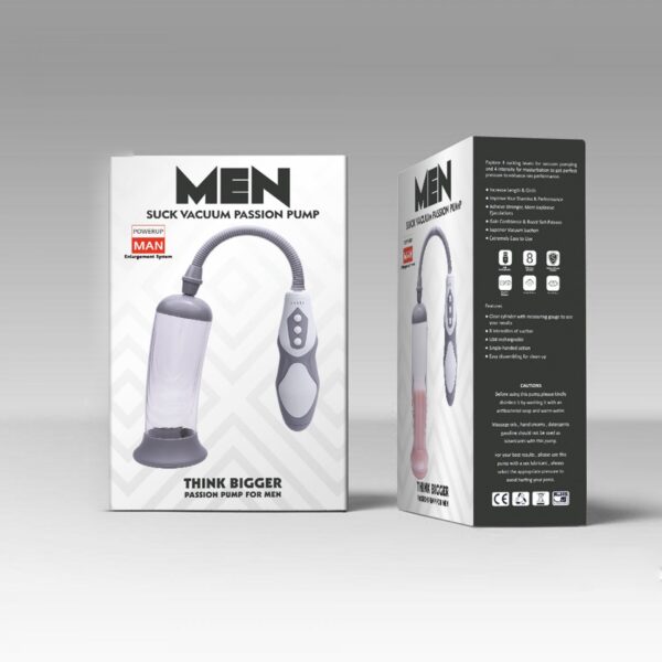 Pompka  SUCK VACUUM PASSION PUMP FOR MEN, THINK BIGGER - obrazek 3