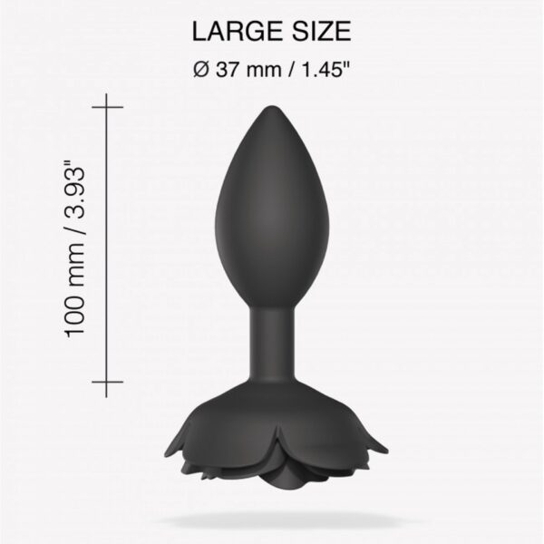 OPEN ROSES L SIZE   BLACK ONYX - obrazek 3