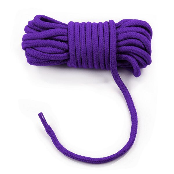 10 meters Fetish Bondage Rope Purple - obrazek 3
