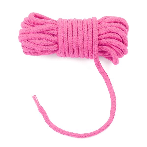 10 meters Fetish Bondage Rope Pink - obrazek 3
