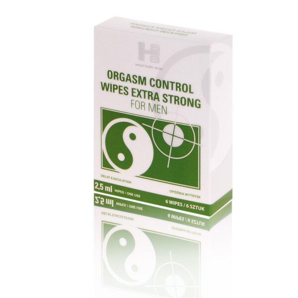 Supl.diety Orgasm Control Wipes 6szt. - obrazek 3