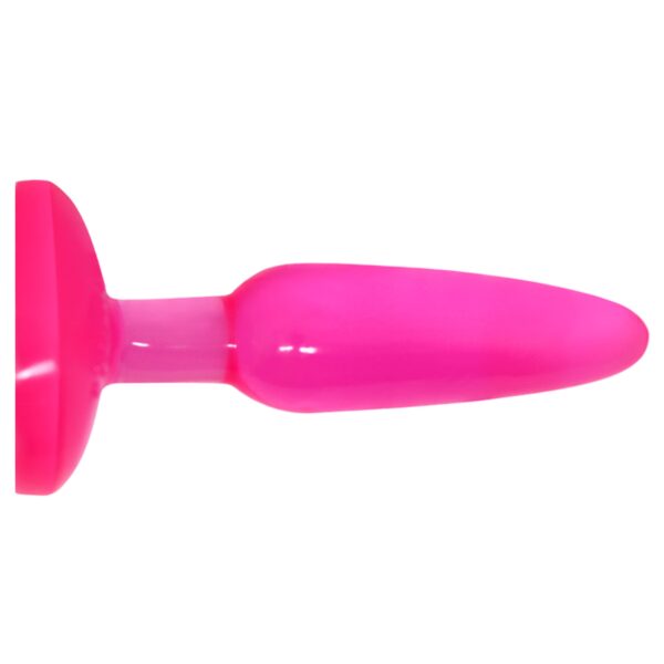 BAILE  BUTT PLUG PINK / RED - obrazek 3
