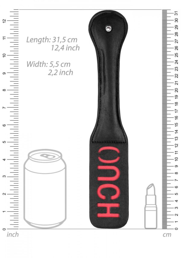 Bonded Leather Paddle Ouch - obrazek 3