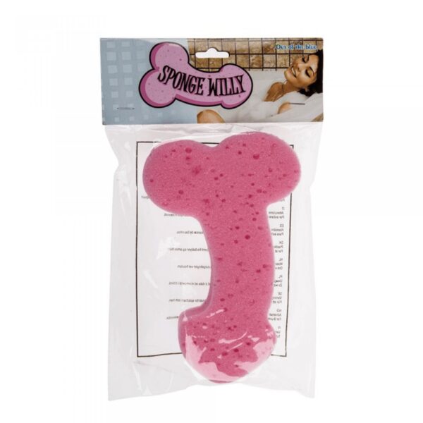 Zabawka   Bath Sponge Penis   19cm Pink - obrazek 3