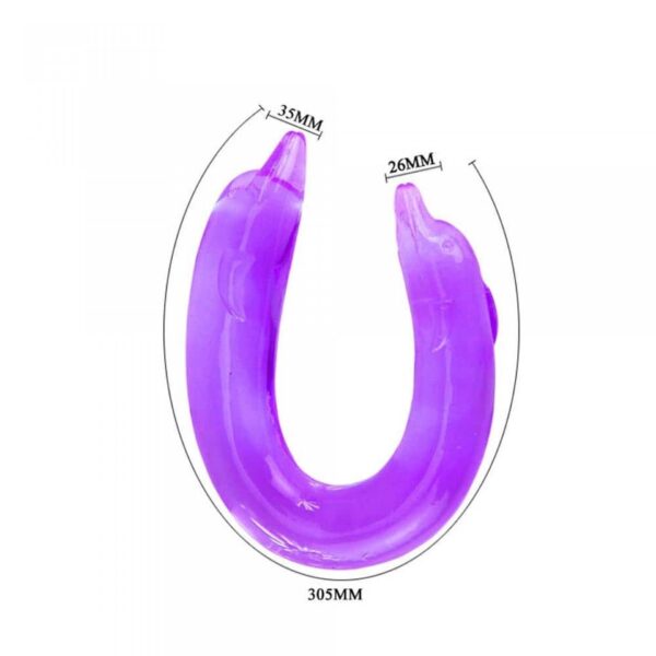 BAILE  DOUBLE DOLPHIN, Bendable purple - obrazek 3