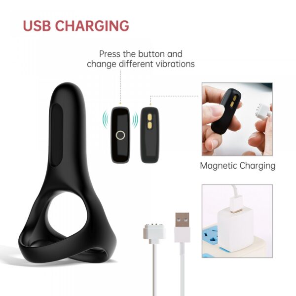 Magic Motion   Rise Smart Wearable Cockring Black - obrazek 3