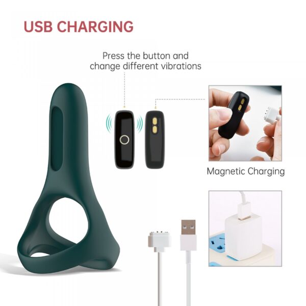 Magic Motion   Rise Smart Wearable Cockring Green - obrazek 3