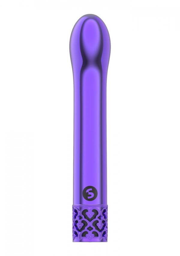 Jewel   Rechargeable ABS Bullet   Purple - obrazek 3