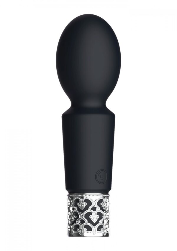 Brilliant   Rechargeable Silicone Bullet   Black - obrazek 3