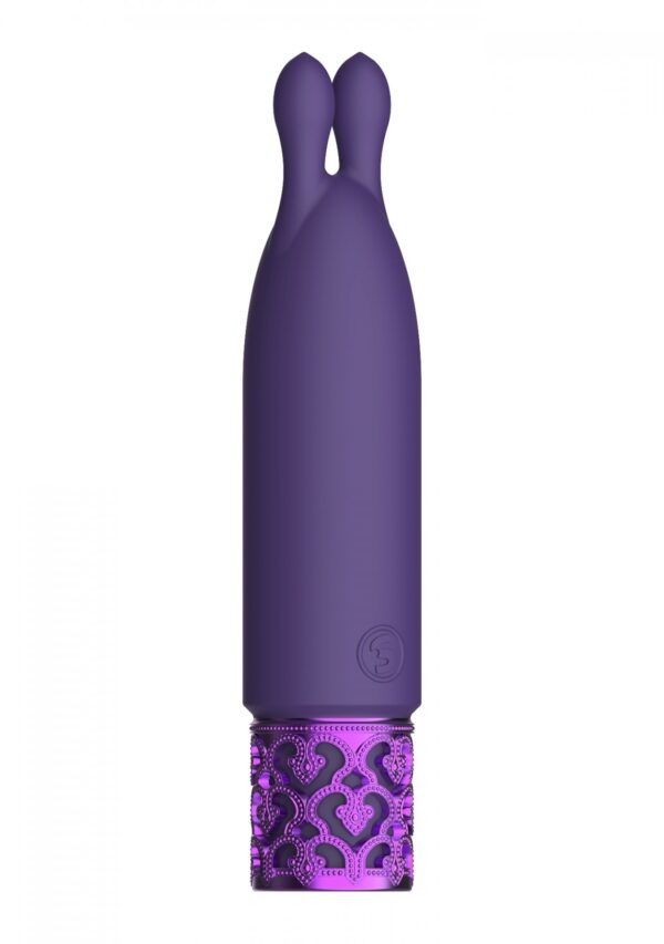 Twinkle   Rechargeable Silicone Bullet   Purple - obrazek 3