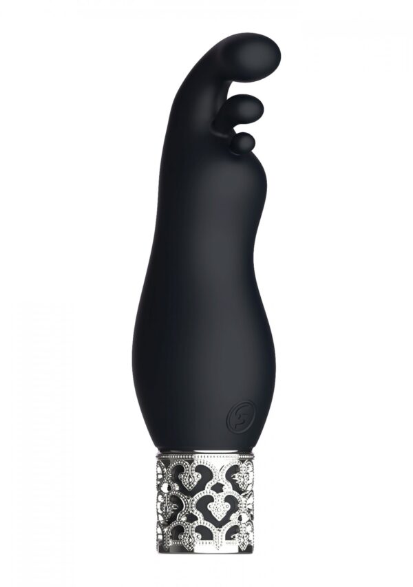 Exquisite   Rechargeable Silicone Bullet   Black - obrazek 3