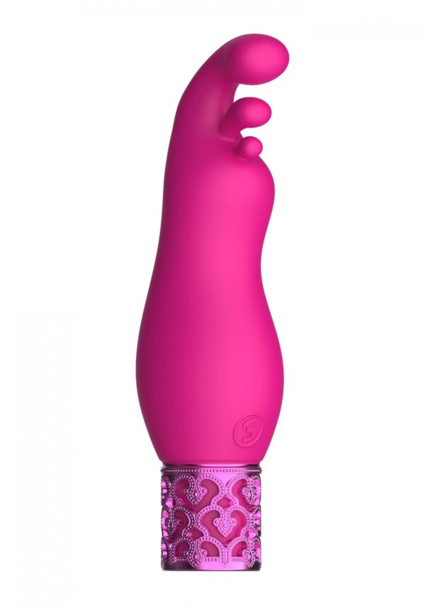 Exquisite   Rechargeable Silicone Bullet   Pink - obrazek 3