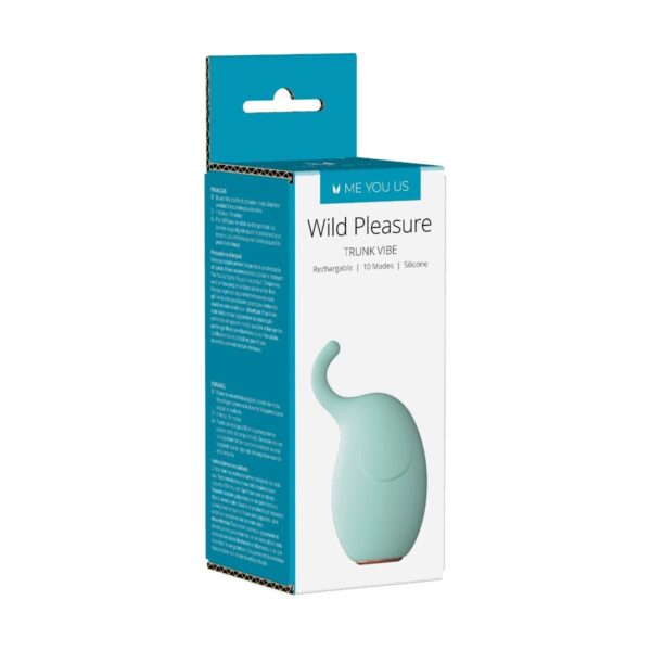 Me You Us Wild Pleasure Trunk Vibrator Turquoise - obrazek 3