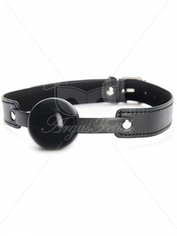 Black Ruby Ball Gag - obrazek 3