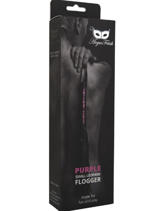 Purple Small Leopard Flogger - obrazek 3