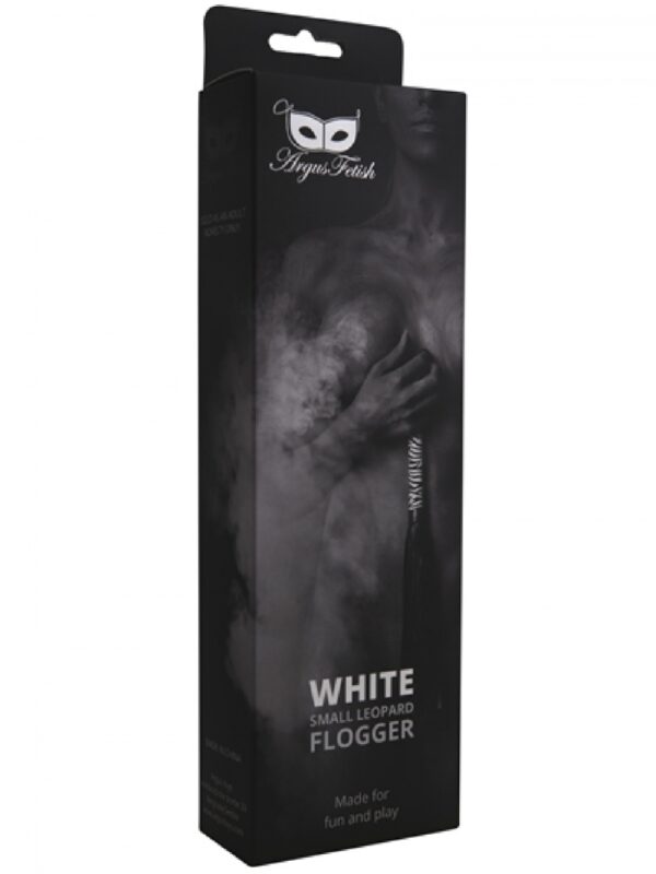 White Small Leopard Flogger - obrazek 3