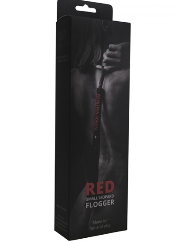 Red Small Leopard Flogger - obrazek 3