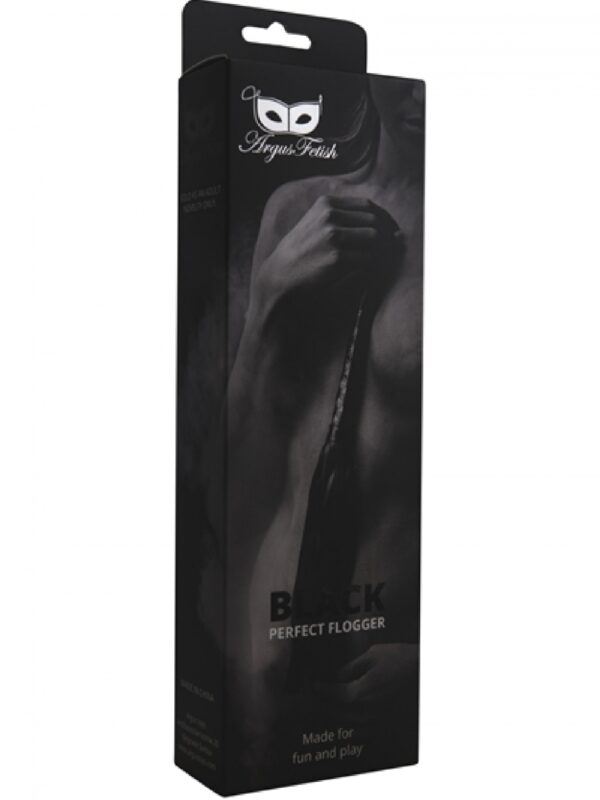 Black Perfect Flogger - obrazek 3