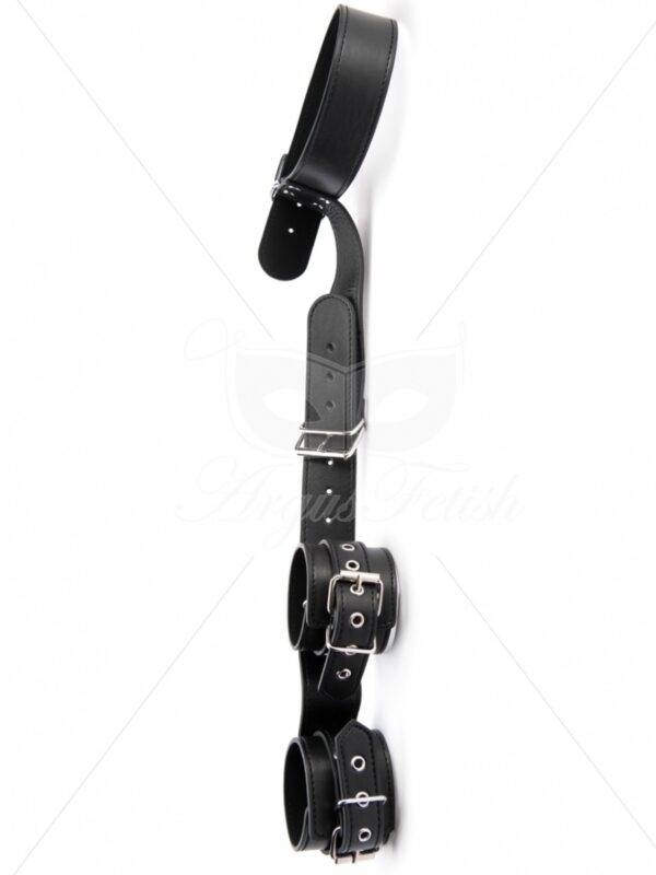 Bondage Collar and Wrist Cuffs - obrazek 3