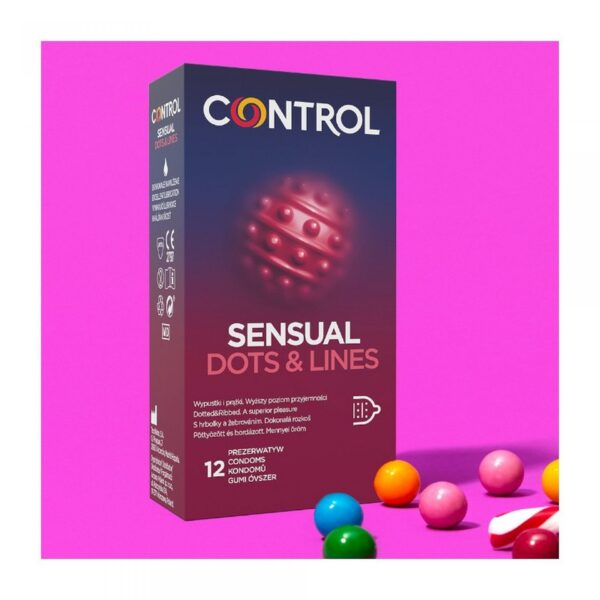 Control Sensual Dots & Lines 12s - obrazek 3