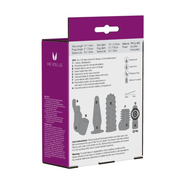 Zestaw   Me You Us 4 Play Couples Kit Purple - obrazek 3