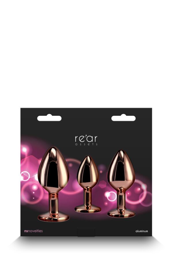REAR ASSETS TRAINER KIT ROSE GOLD PINK HEART - obrazek 3
