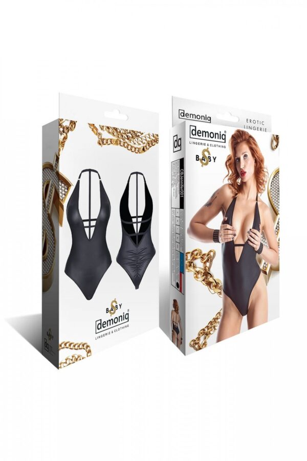 Bielizna JENNIFER001 body czarne L - obrazek 3