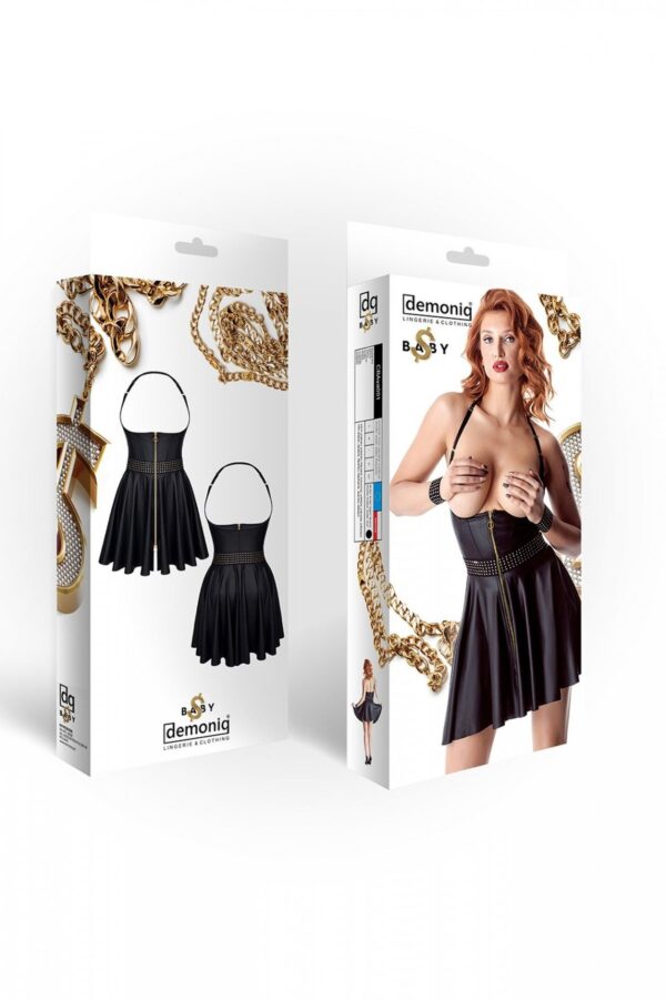 Bielizna AVA001 sukienka czarna L - obrazek 3
